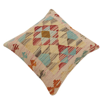 Housse et insert de coussin carré 100% laine