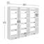 Garagecore 3 armoires peu profondes en blanc-1979088659
