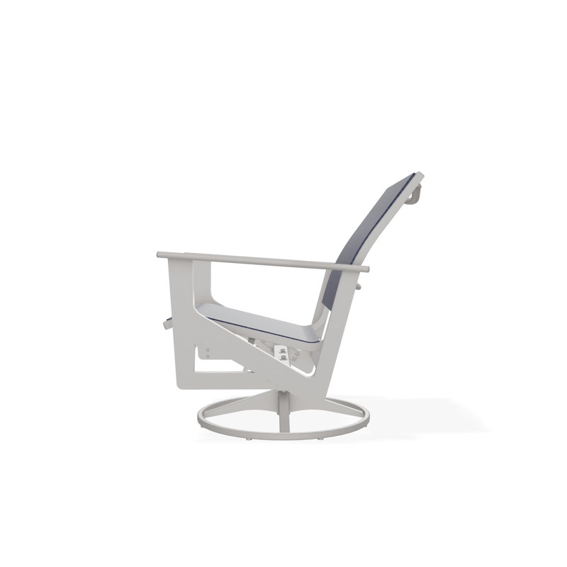 Wexler Outdoor Swivel Lounge Chair, Warm Gray, Deacon