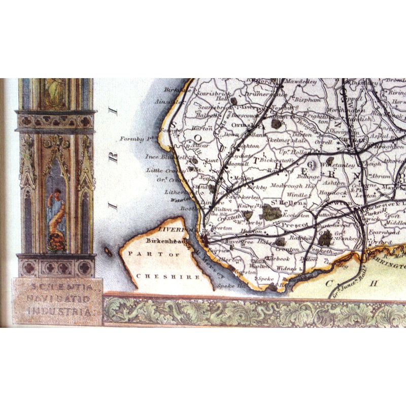 " Lancashire Map "