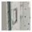 Bathtub shower door, sliding door, with 5/16" tempered glass and 6058-112318718