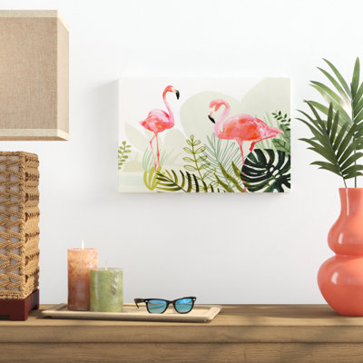 Flamingo Forest Collection A 1 Piece Painting