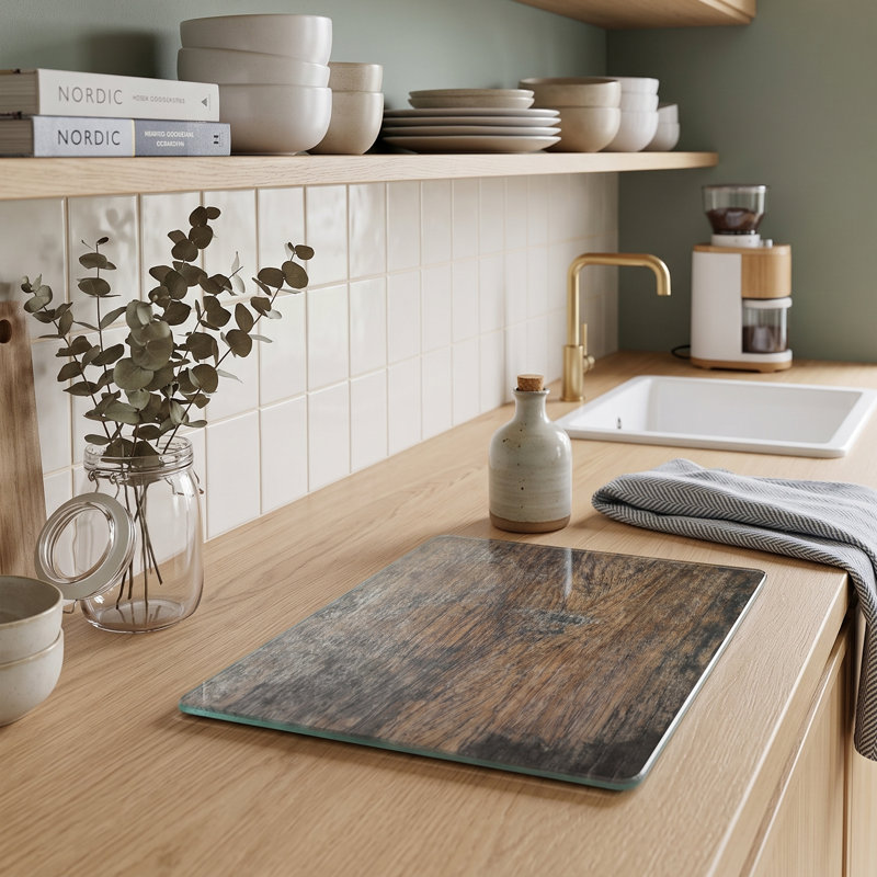Rustic Charm Wood Grain Cutting Board