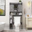 Armoire de rangement au-dessus de la toilette-726094278