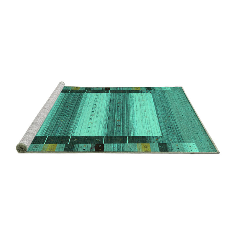 Maeleah Performance Abstract Indoor Rug, Round 8'