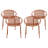 Yelva Patio Stackable Dining Chairs Set-833789526
