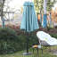 Parasol extérieur double face de 4,5 m (14,8 pi). Grand modèle rectangulaire avec mécanisme d'ouverture manuel. Convient au jardin, à la piscine et à la cour. Grand parasol avec manivelle pratique pour une agréable protection solaire dans la cour arrière.