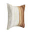 Meru Striped Hair On Hide Throw Pillow