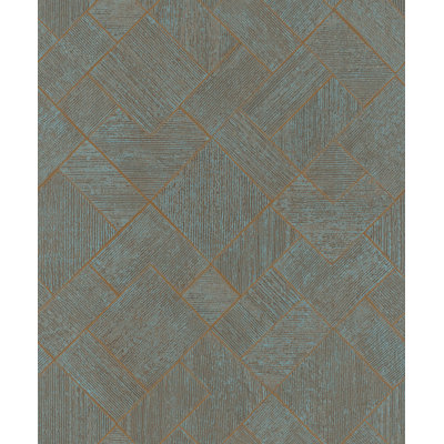 Galerie Odyssey Wood Mosaic Design Wallpaper