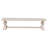 Alexandrine Solid Wood Bench