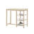 Nyssa Buttermilk Finish 3Pcs Counter Height Set