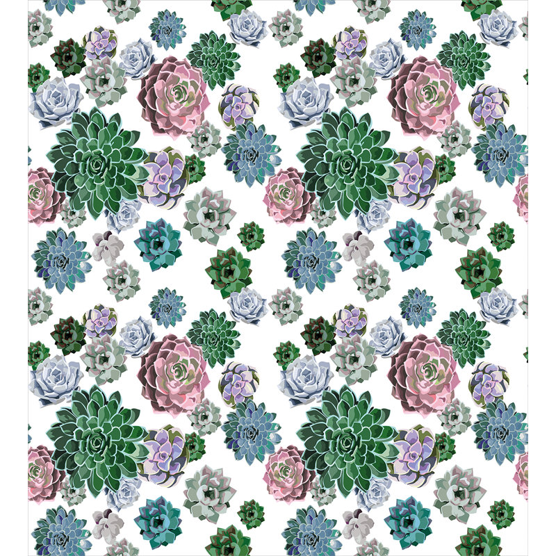 Modern & Contemporary Polyester Floral Duvet Cover, Twin