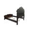 Mobilier de chambre à coucher de style traditionnel de style très grand lit de style oriental avec pieds en oignon-106298654