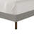 Linen Platform Wingback Bed -223115519-223115517