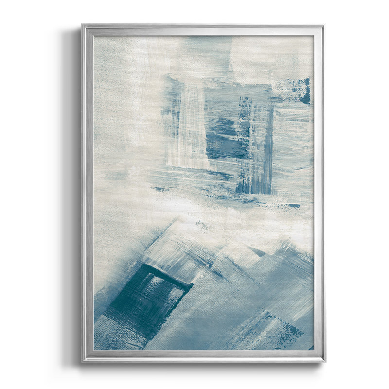 Wind Blown II Silver Framed Abstract Print