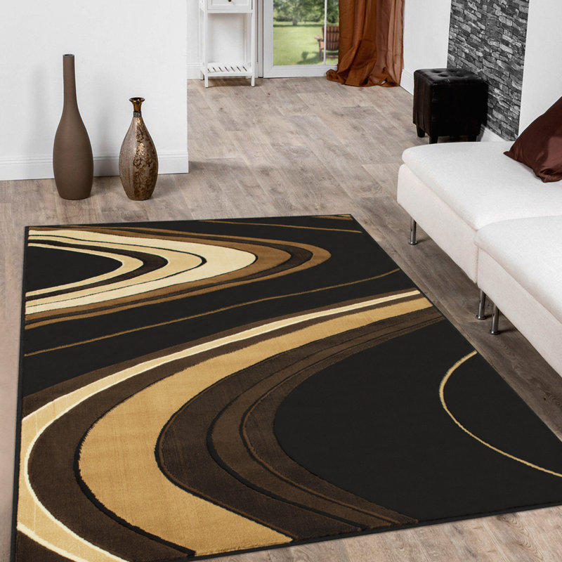 Abstract Indoor Rug, 5'2" x 7'2"