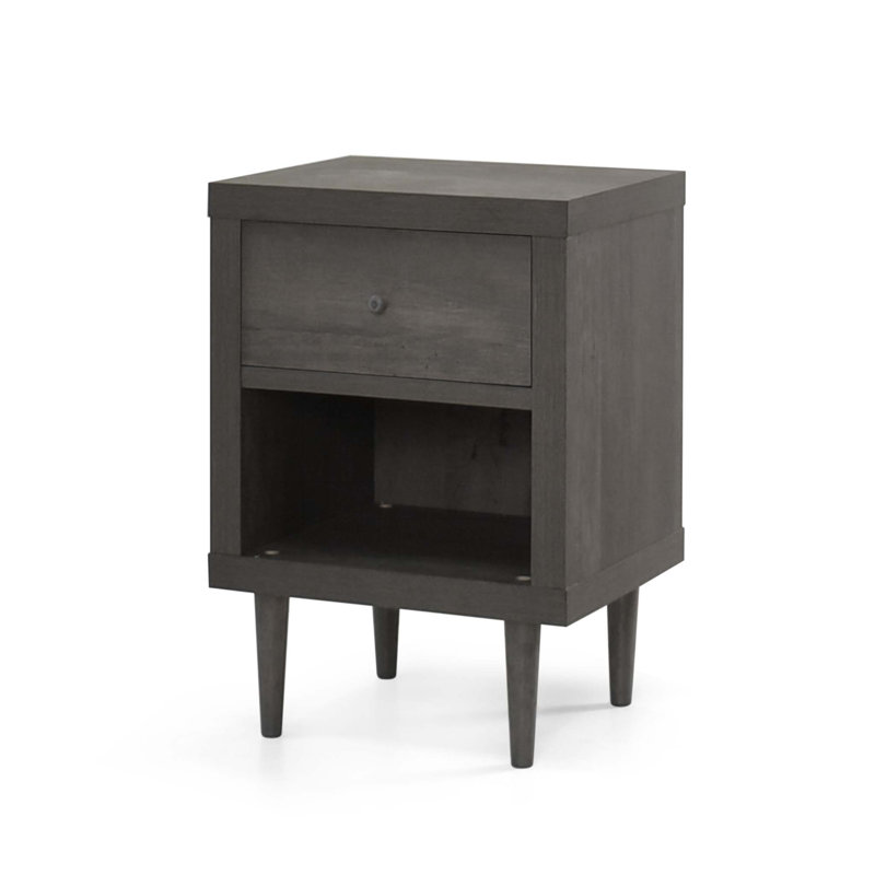 Table de chevet Laila, Gris, 1