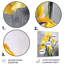 Jaune jaune gris pétale d'Iris II - art mural floral en métal dans le salon-92736205