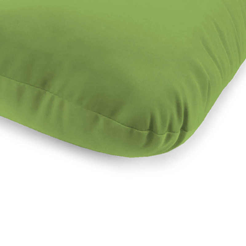 Sunbrella 74" x 22" Outdoor Chaise Lounge Cushion with Ties and Loop, Canvas Gingko