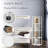 LED Display Shelving Unit - Dimmable Corner Floor Lamp With Sturdy Curio Shelves For Living Room
