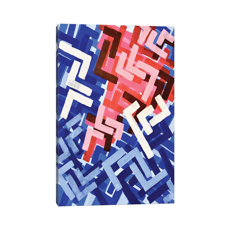 Bubblegum Graffiti 1 Piece Wrapped Canvas Painting, 66.04 cm H x 45.72 cm W x 3.175 cm D