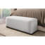 Rectangle bois blanc - tissu avec 48,21 po de profondeur, 18,28 de largeur, 18,42 de hauteur, 33,66 lb, concept de design minimaliste, expérience d'assise moelleuse, meuble stable et inébranlable, multifonctionnel,