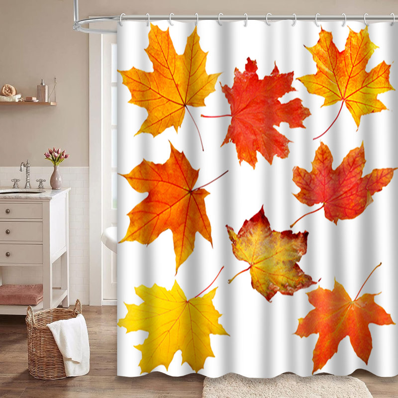 Rideau de douche Autumn, L 72 po x l 84 po