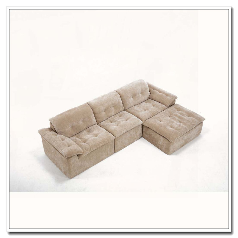 Canapé modulaire en L, 4, Chameau