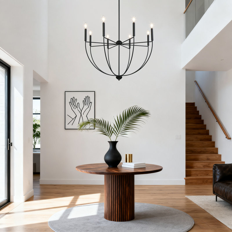 Lustre bol moderne 8 lumières
