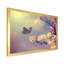 «Vintage Butterfly Flying To A White Flower», reproduction sur toile-59708647-59708651