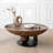 No Assembly Required 39.37'' Modern Wood Round Coffee Table for Living Room
