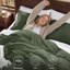 Housse de couette en microfibre très grande taille - ensemble de literie très douce en coton prélavé (ensemble de 3)-1558598728-1558599605