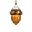 22" Wide Acorn & Oak Leaf Inverted Pendant