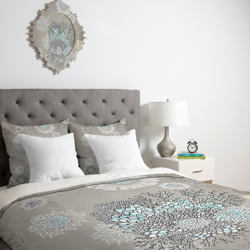 Iveta Abolina Traditional Floral Duvet Cover, King Duvet Cover, Lightweight