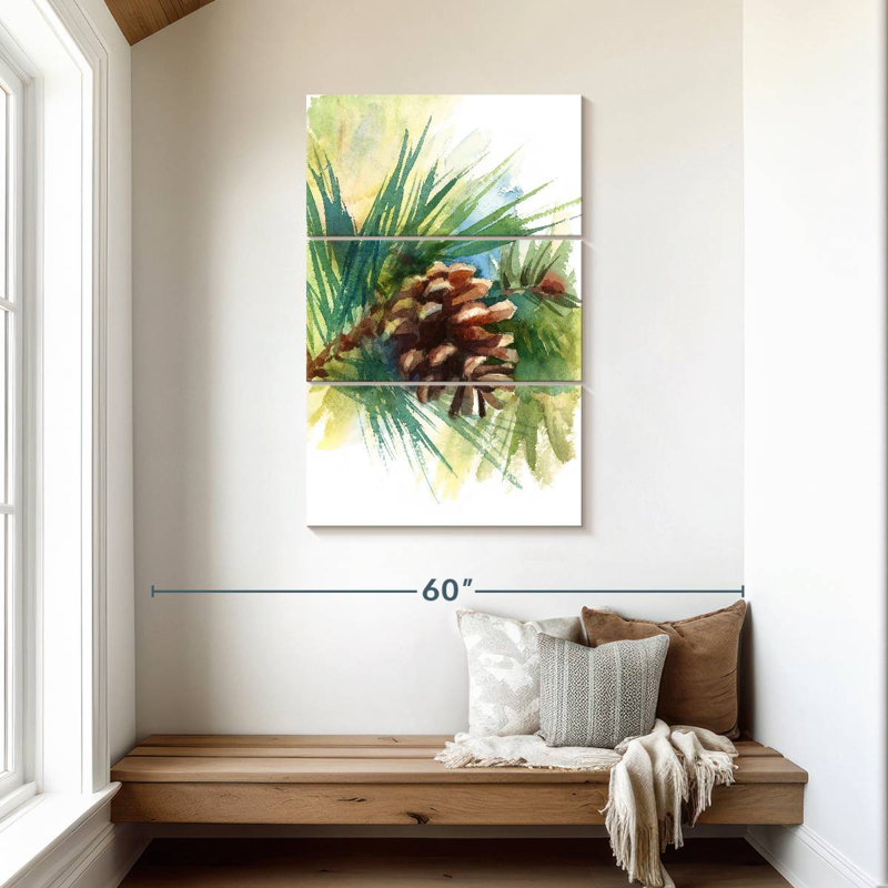 Pine Cone, 45" H x 28" W