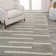 Colline Berber Stripe Shag Gray/Ivory Rug