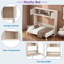 Lit escamotable avec armoires de rangement