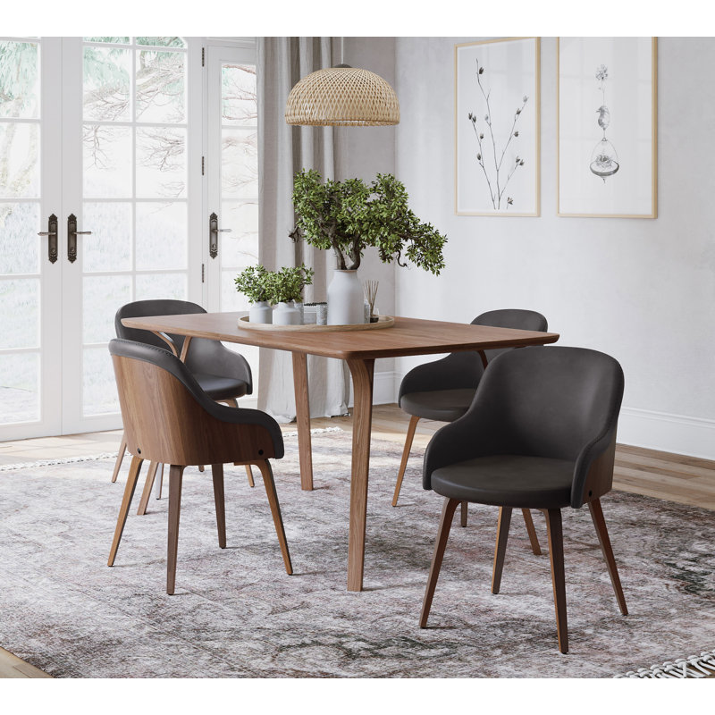 Hackler Upholstered Armchair, Brown
