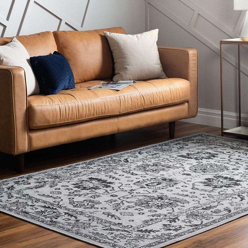 Floral Indoor Rug, Rectangle 7'10" x 10'