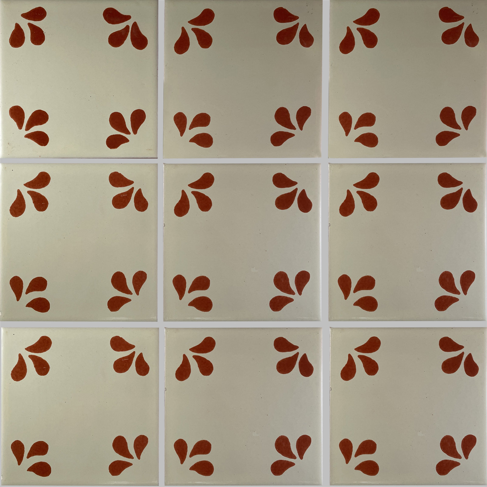4" x 4" Talavera Terracotta Backsplash Tile