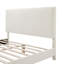 Grand lit plateforme tapissier Anij
