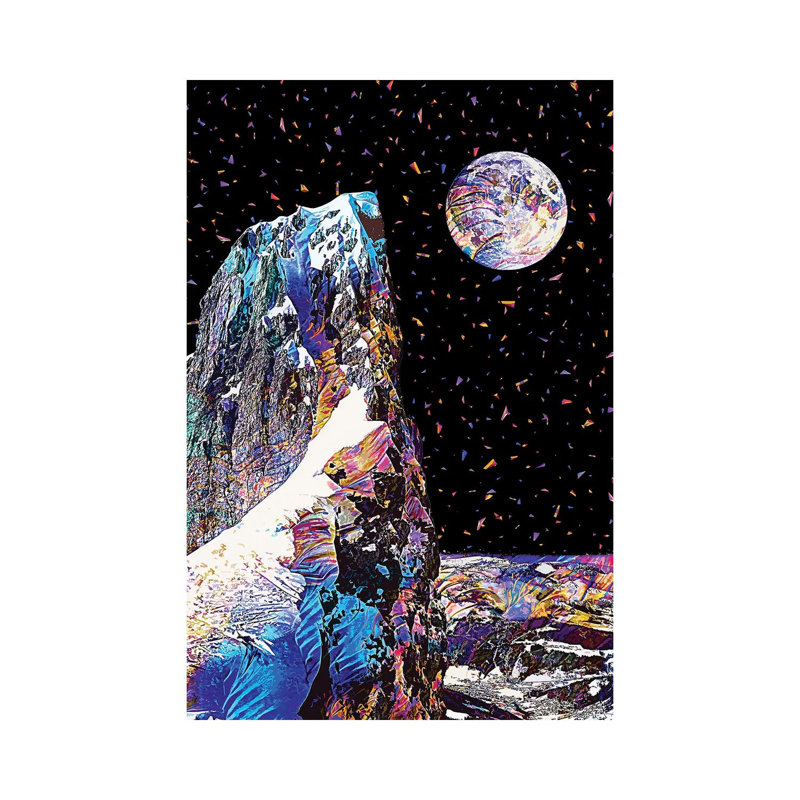 Full Moon X by Gab Fernando - Wrapped Canvas Print, 20.32 cm H x 30.48 cm W