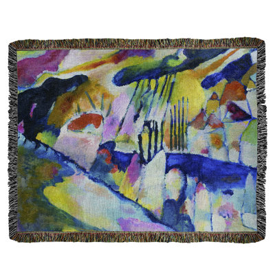 Wassily Kandinsky Hand Woven Throw Blanket