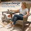 Ensemble de chaises pliantes pour 2 personnes Adirondack avec table d'appoint-1485759505