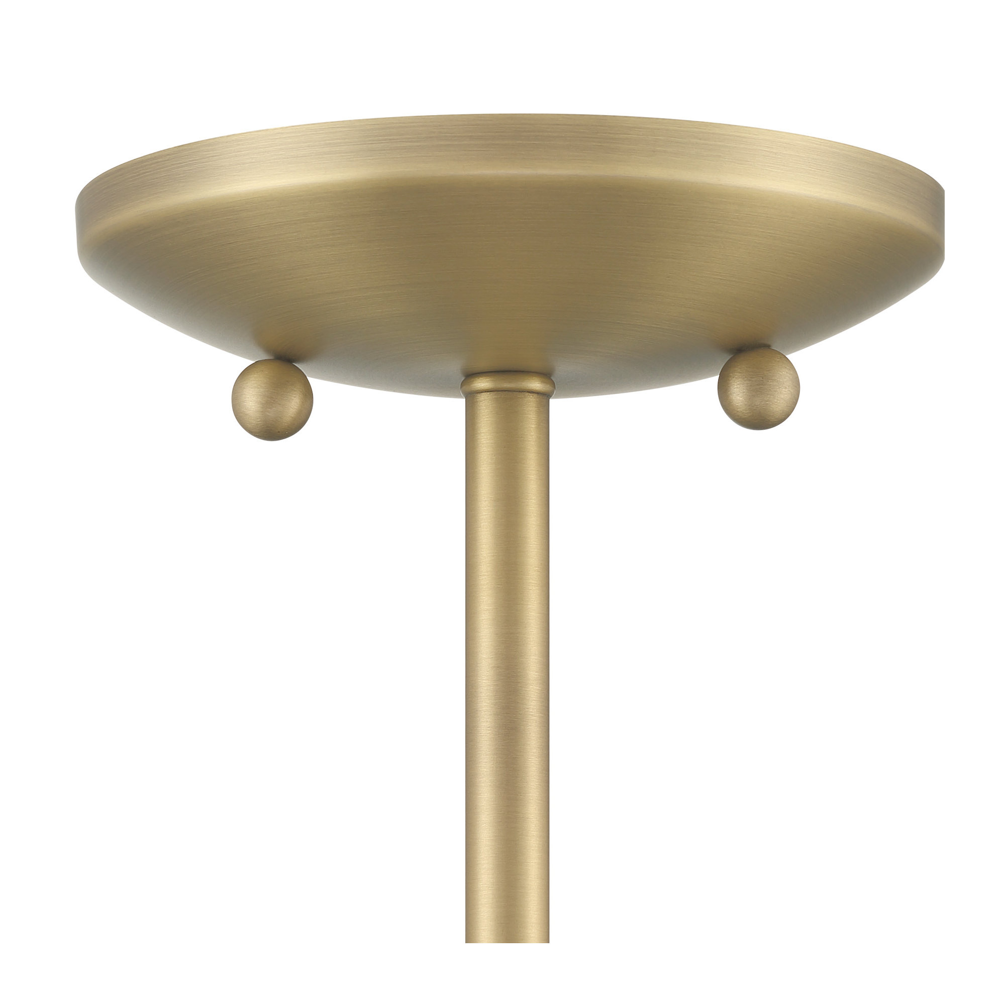 Delilah Single Light Metal Semi Flush Mount, Navy