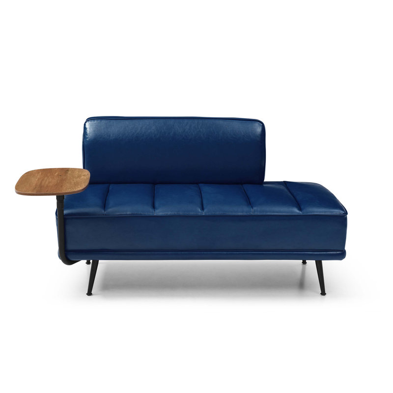 Banc rembourré 56,3 po, Bleu