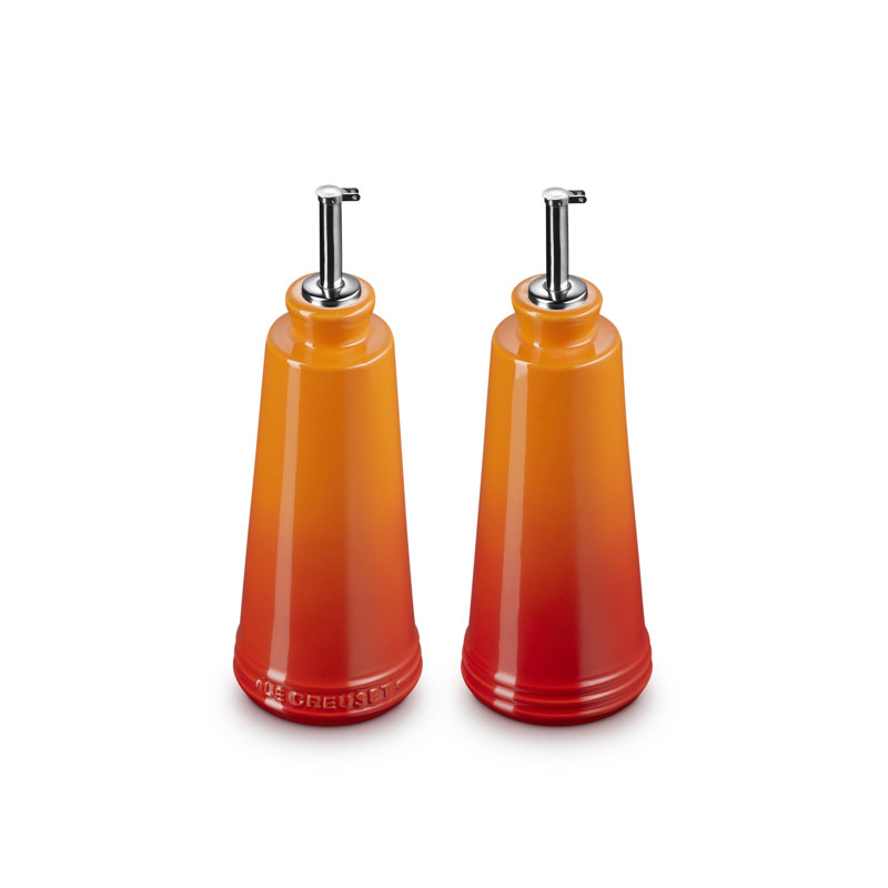Le Creuset Stoneware Oil & Vinegar Set, Volcanic