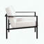 Chaise d'appoint avec structure en métal