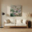 Art mural en métal Botanical Sweet Pea-116376813