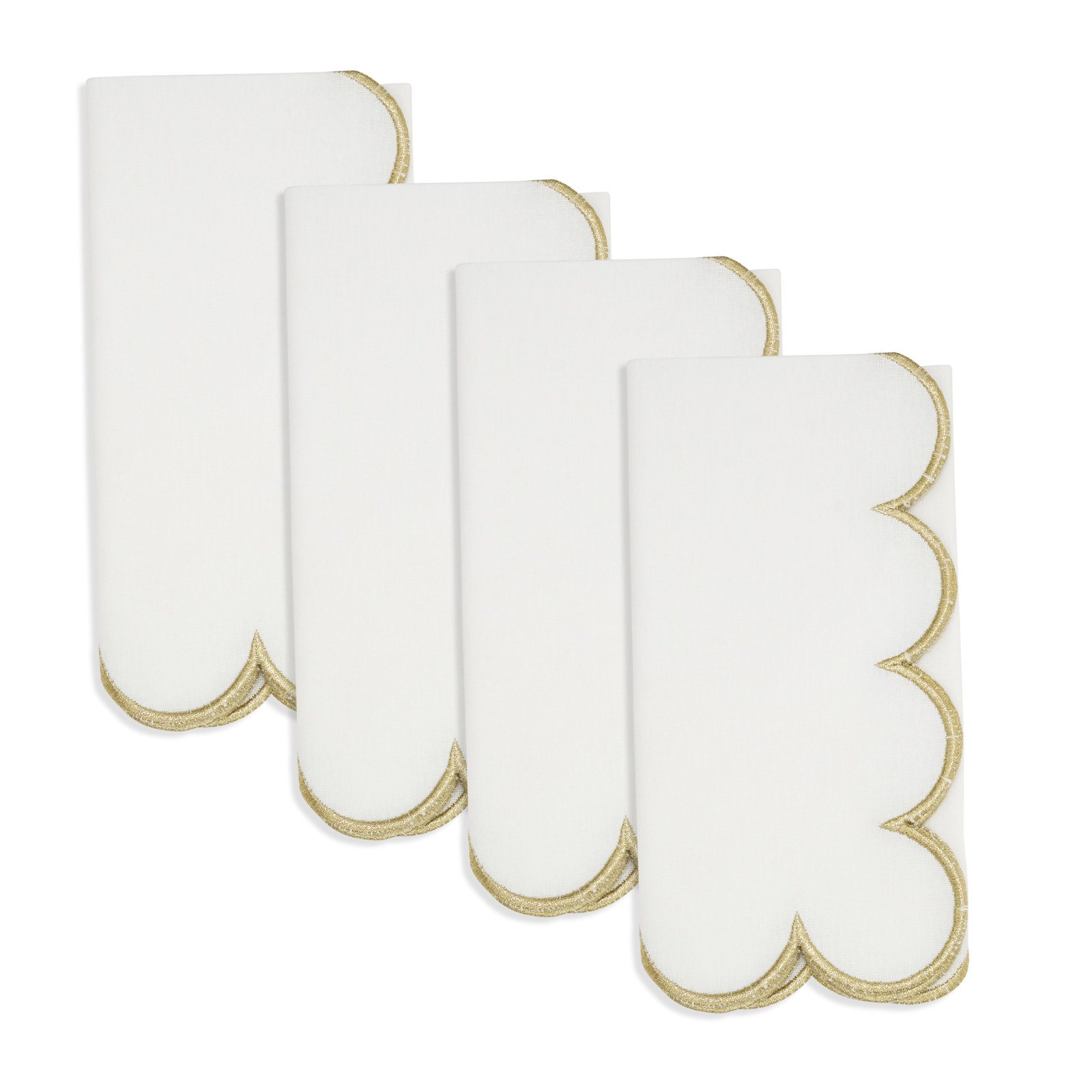 Paddock Rectangle Napkin, Gold